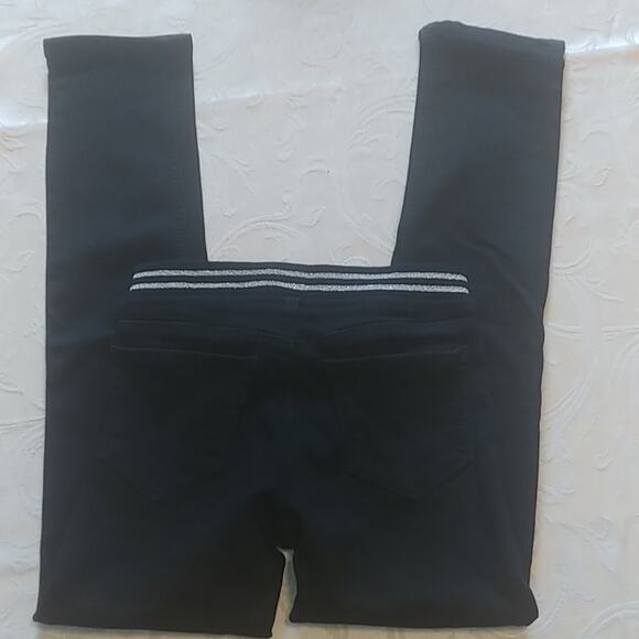 Jordache Girls Rib Waist Skinny Jeans Black Sz. 10 - Picture 4 of 4